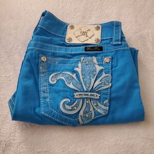 Miss Me Cuffed Capris Size 30